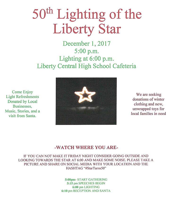 50th Lighting of the Liberty Star