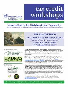 Free Tax Credit Workshop